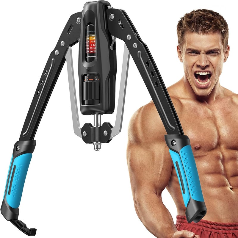 Merach Twister Arm Exerciser, 22-440lb Hydraulic Power, Adjustable Home Chest Expander, Shoulder Muscle Training Fitness Equipment, Arm Enhanced Exercise Strengthener - Image 1